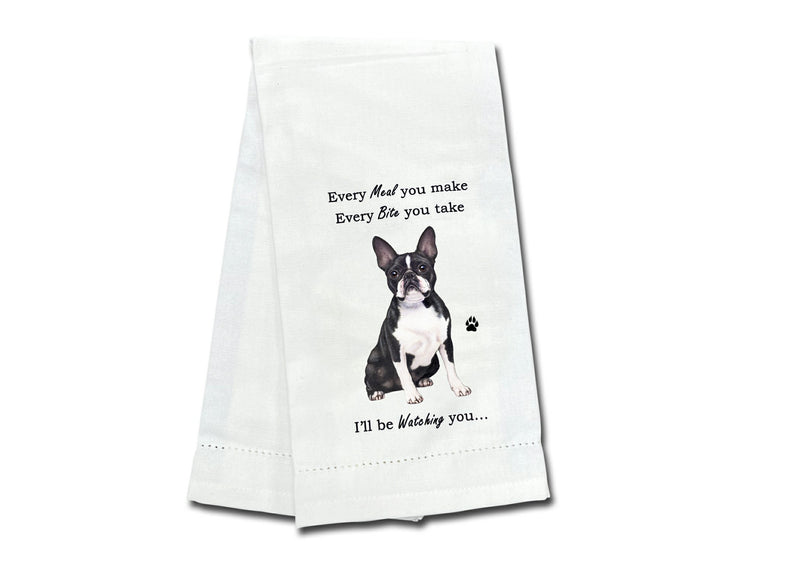 Boston Terrier Kitchen Towel