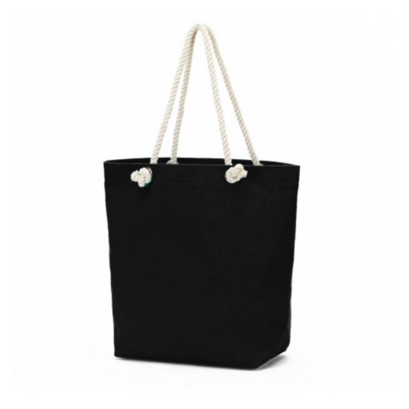 Personalized Black Castaway Tote