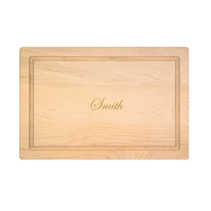 Personalized 18" x 12" Rectangle Maple Board