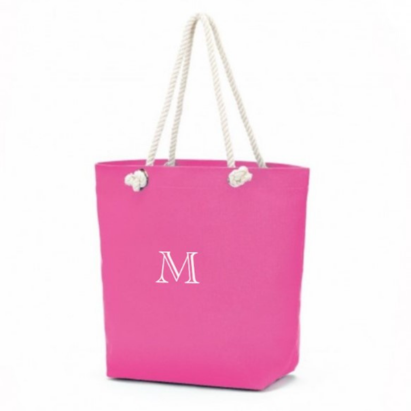 Personalized Hot Pink Castaway Tote