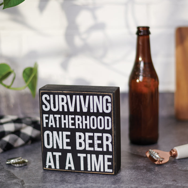 Box Sign - Surviving Fatherhood