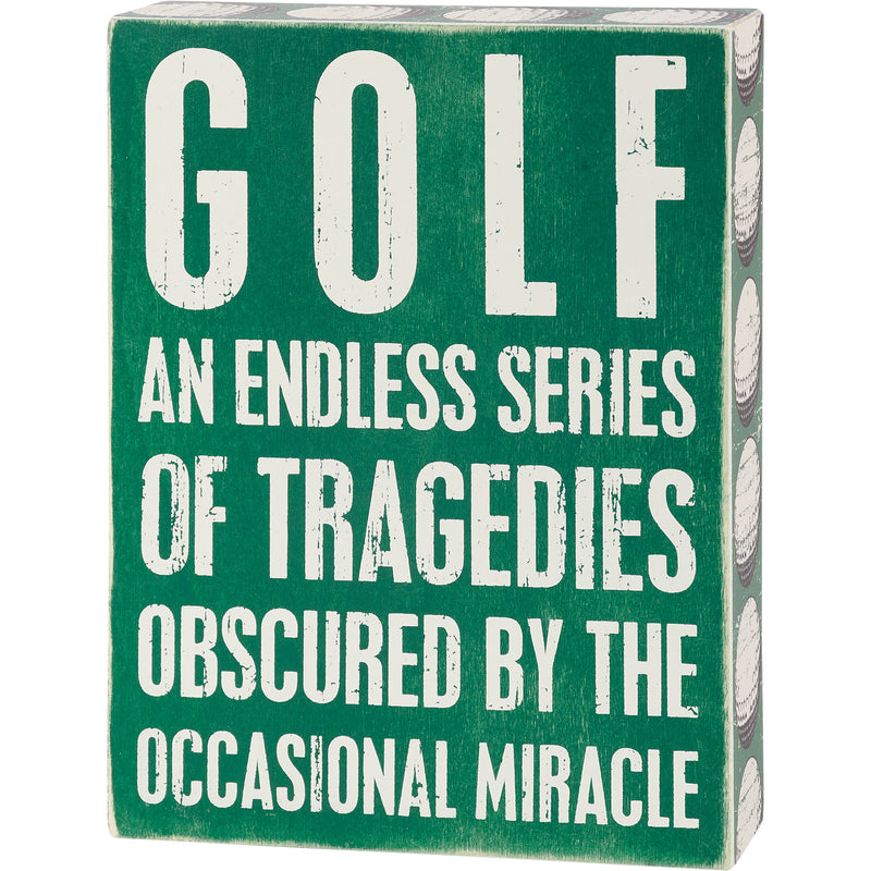 Golf Box Sign