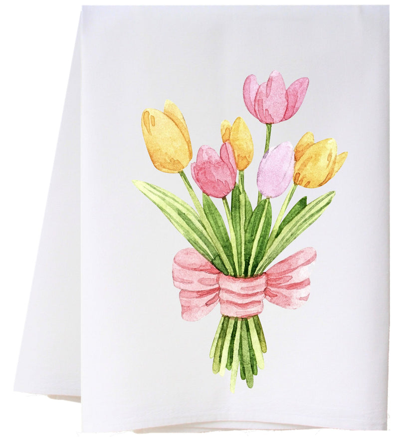 Tulip Bouquet Towel