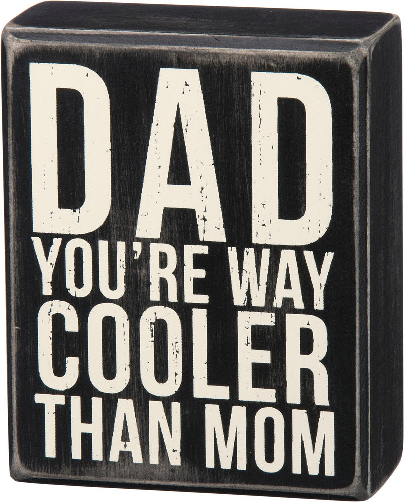 Dad Cooler Box Sign