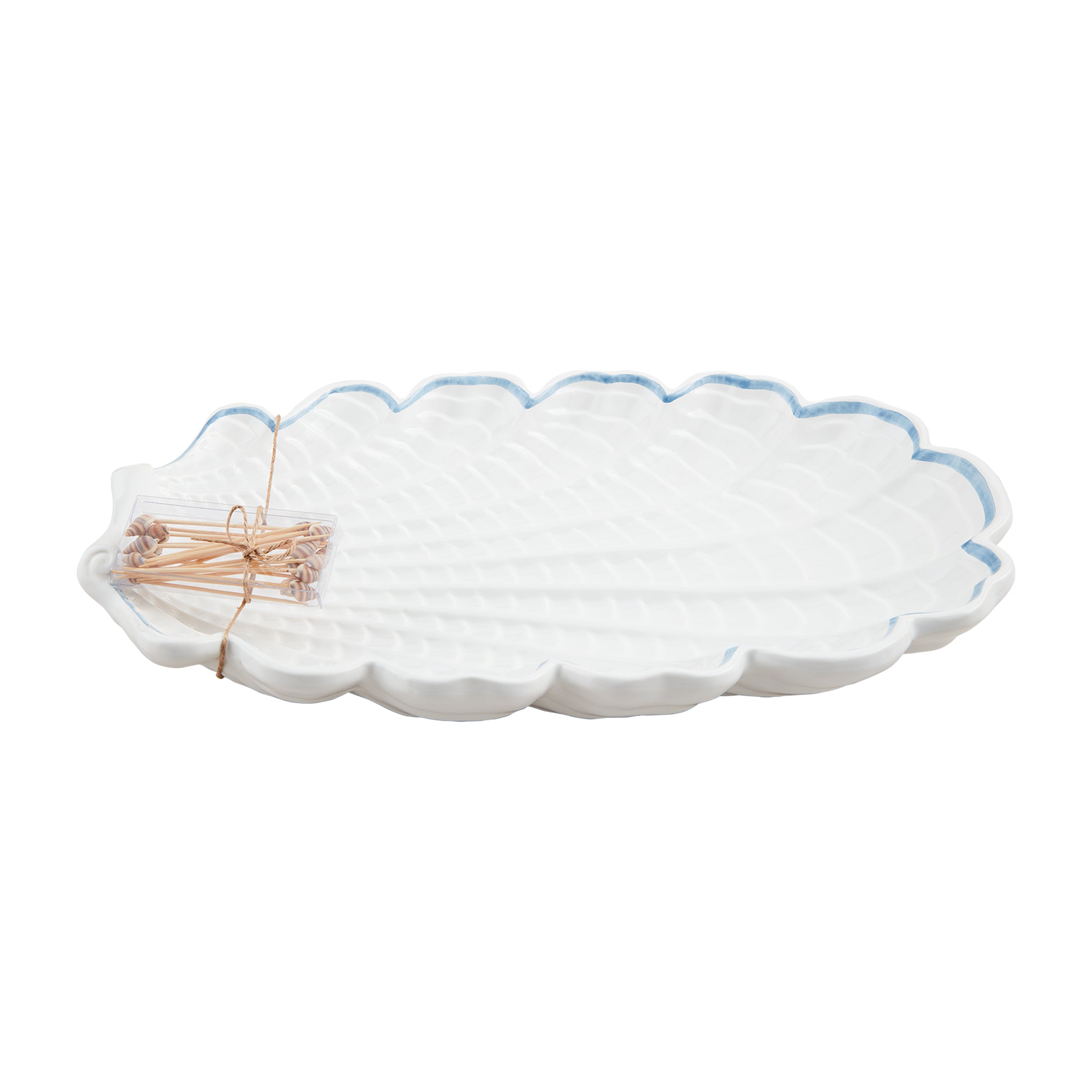 RUFFLED SEA SHELL PLATTER