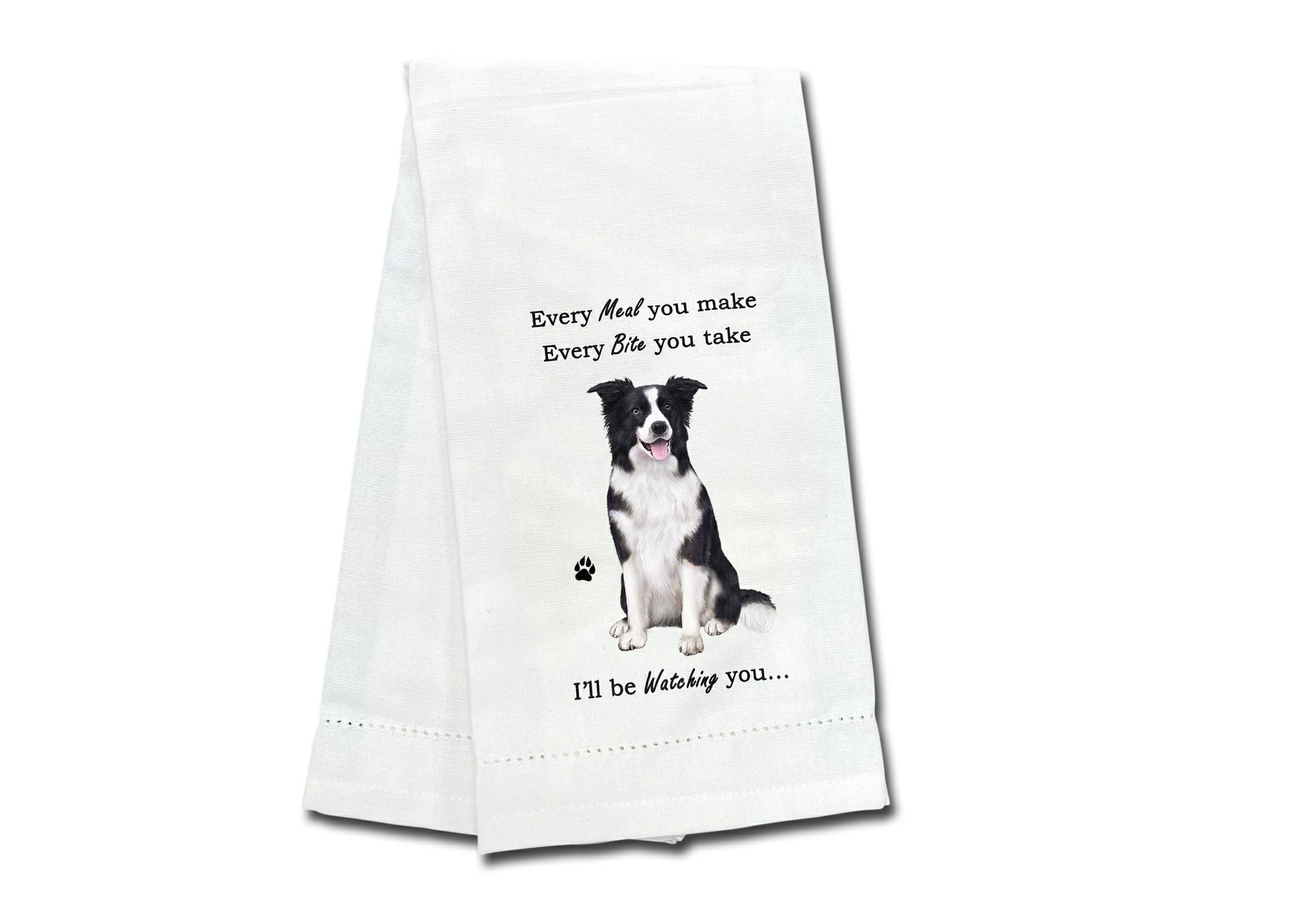 Border Collie Kitchen Towel