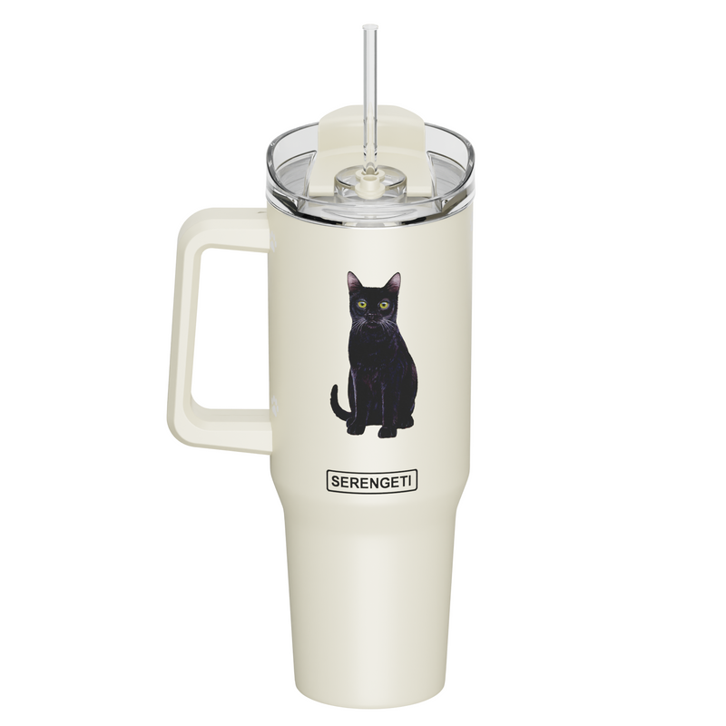 Cat, Black 40 Oz Mug