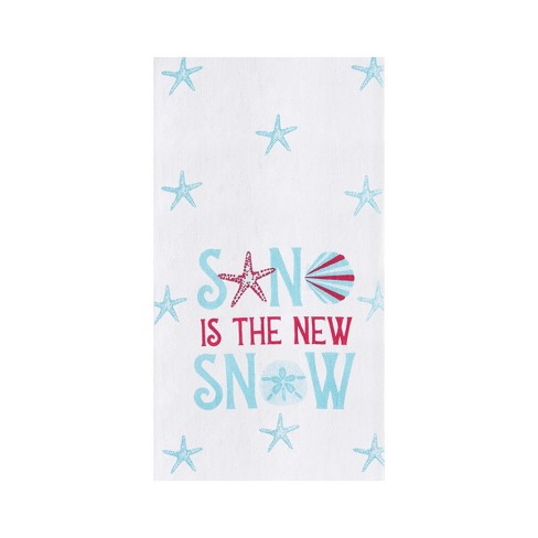 Sand Is The New Snow Towel
