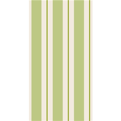 GREEN AWNING STRIPE GUEST NAPKIN