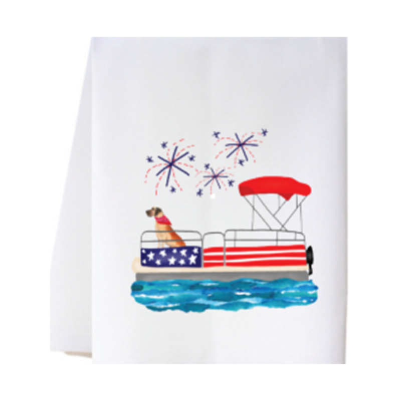 Patriot Pontoon Tea Towel