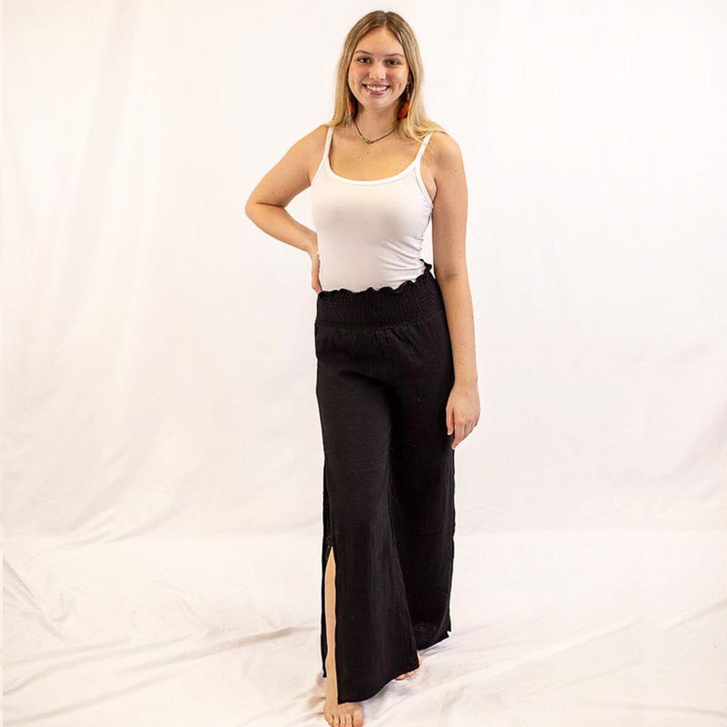 Oceanside Cover Up Pants Black