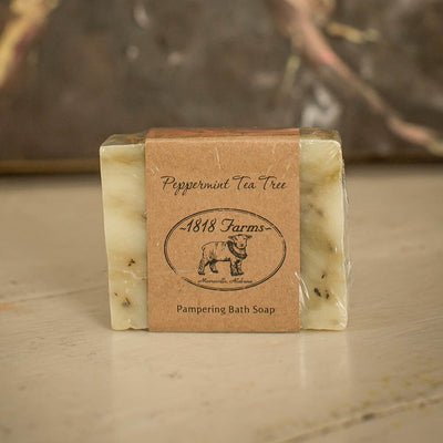 Peppermint Scented Hand-Crafted Soap