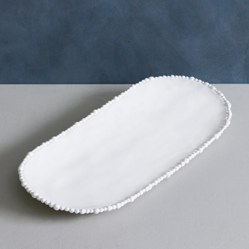 VIDA Alegria Large Oval Platter (White)