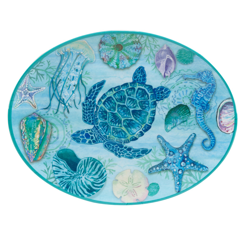 Turtle Oval Platter 18"