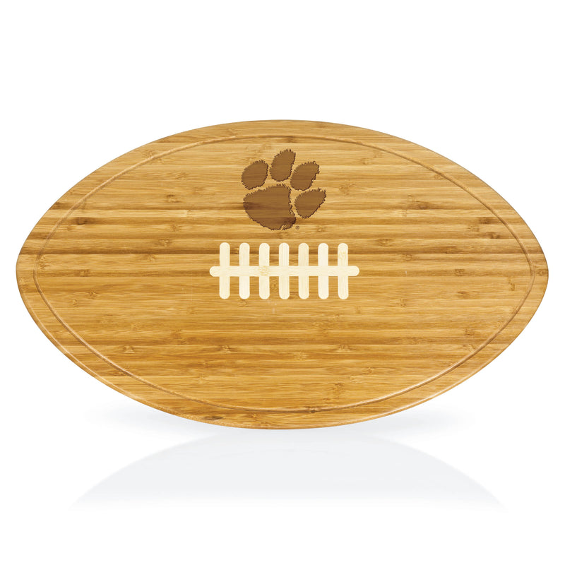 Clemson Tigers - Kickoff Football Cutting Board & Serving Tray, (Bamboo)