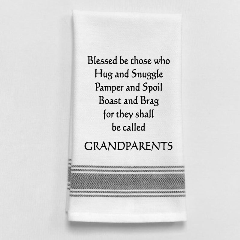 Blessed Be Grandparents Towel