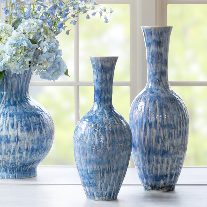 Nazare Porcelain Vase, Medium