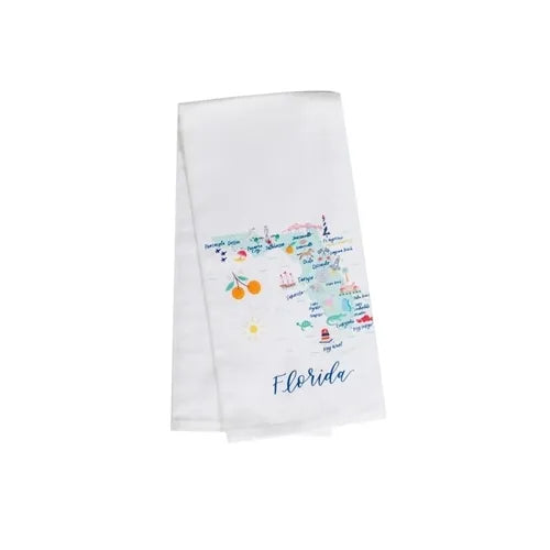 Florida Tea towel