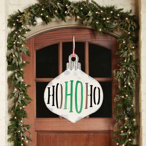 Ho Ho Ho Ornament Door Hanger