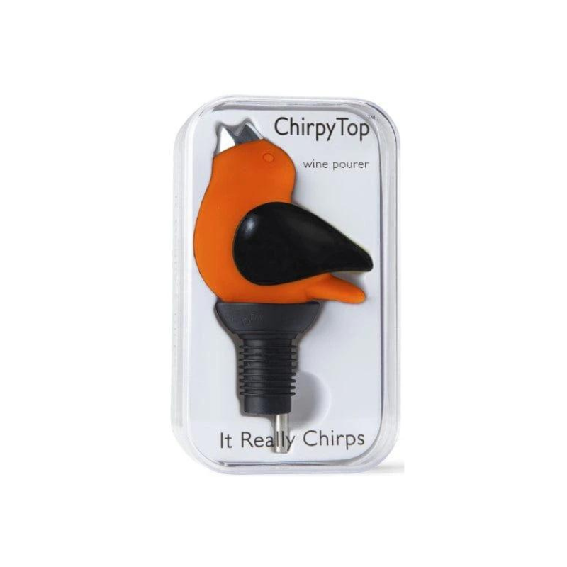 Orange/Black Chirpy Top