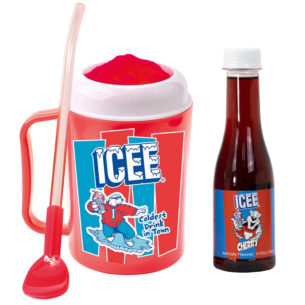 Icee Slushie Making Machine Plus 2 Bottles of Syrup