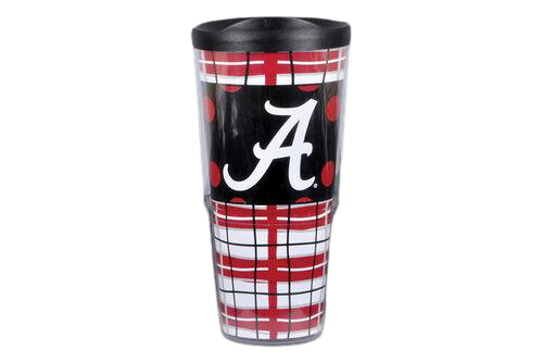 Plaid Alabama 24 oz. Tumbler