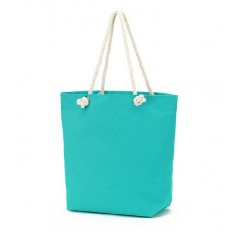 Personalized Mint Castaway Tote