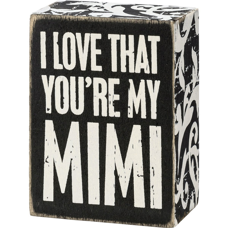 Box Sign - My Mimi