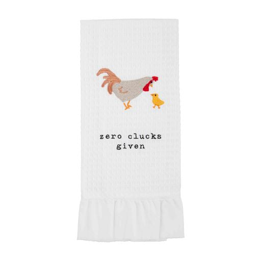 Rooster Ruffle Edge Farm Towel