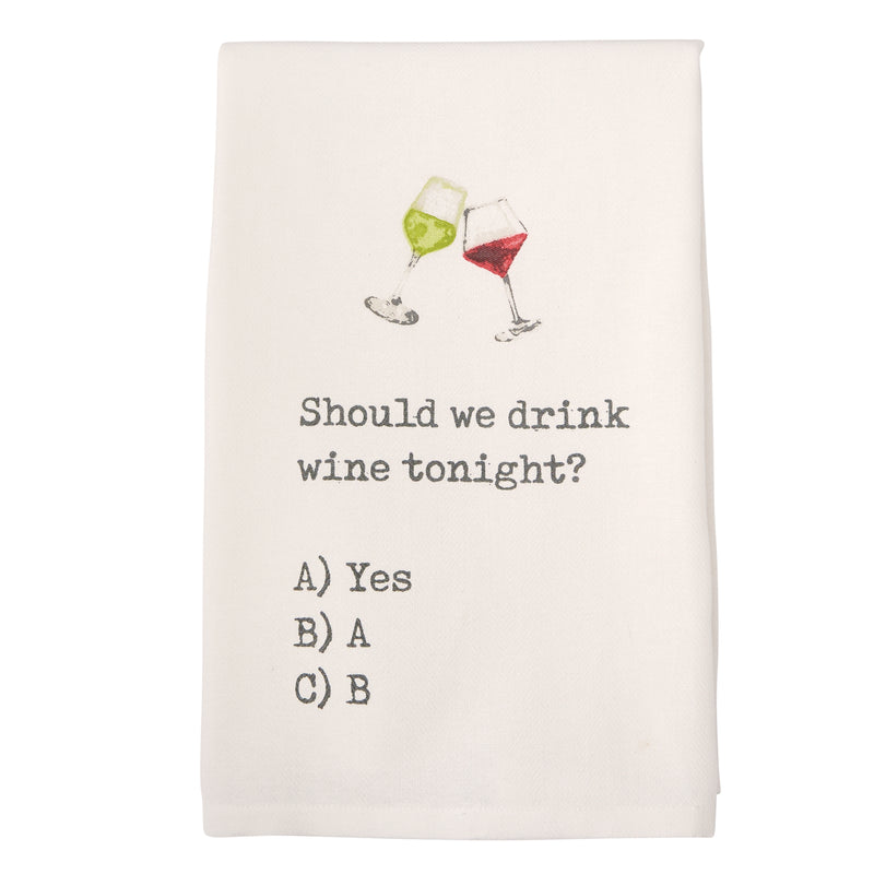 Should You Drink  Wine Towel