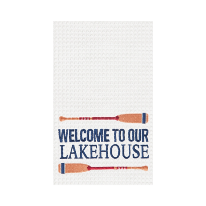 Welcome To Our Lakehouse Towel