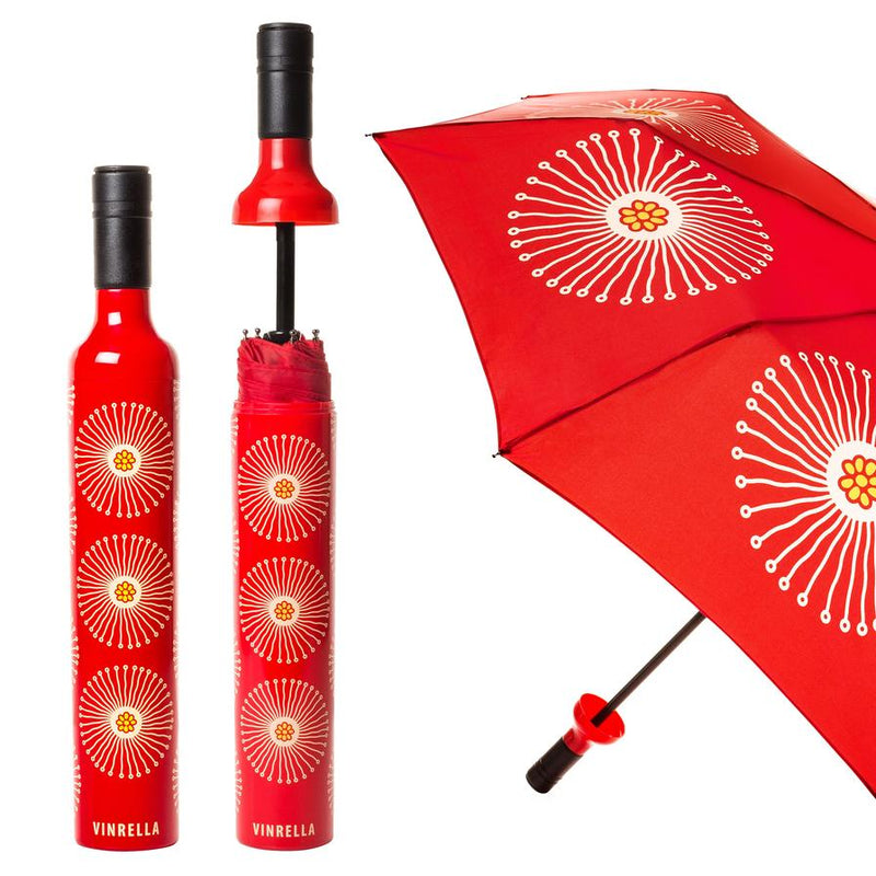 Wine Bottle Umbrella - Flora