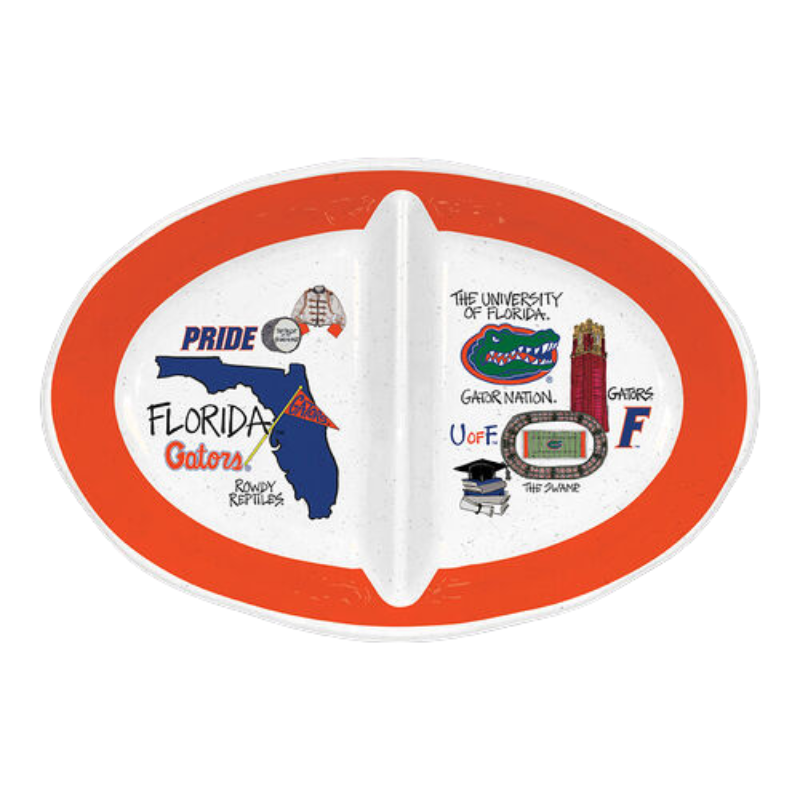 Florida Sectioned Oval Platter