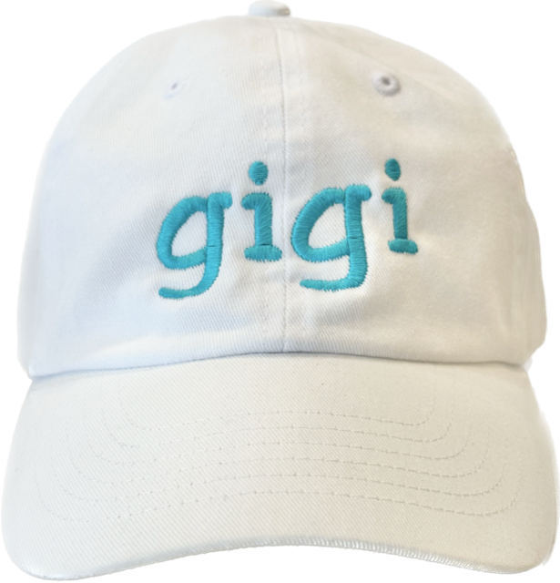 Gigi Cap White/Aqua