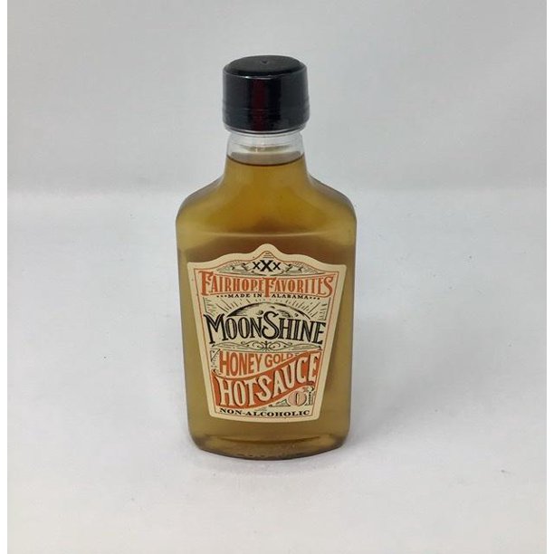 Honey Gold Moonshine Hot Sauce Small Flask