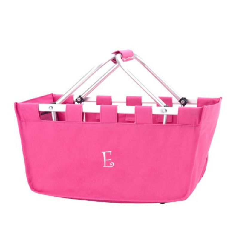 Personalized Hot Pink Market Tote
