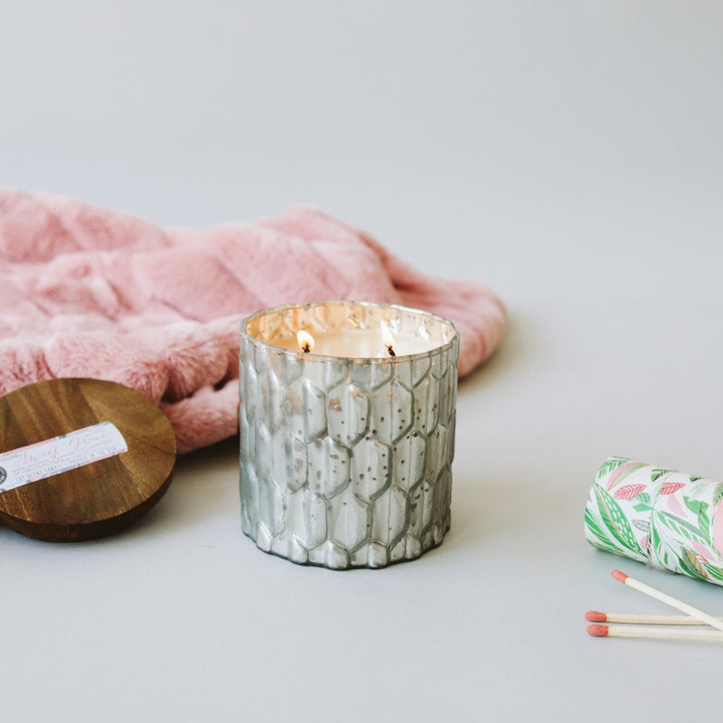 Sweet Grace Matte Silver Candle